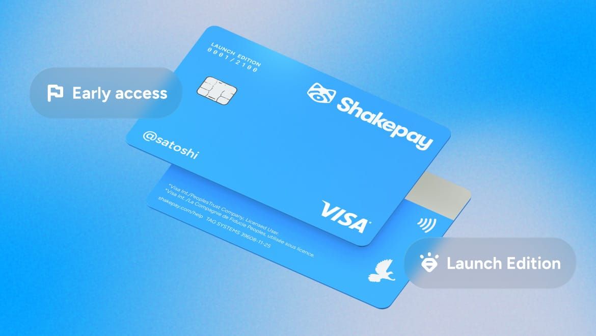 Shakepay 卡片相关官方素材