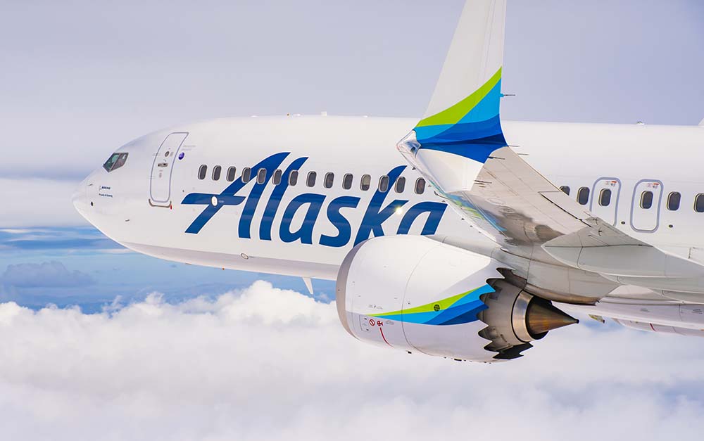 Alaska Airlines 机队示意
