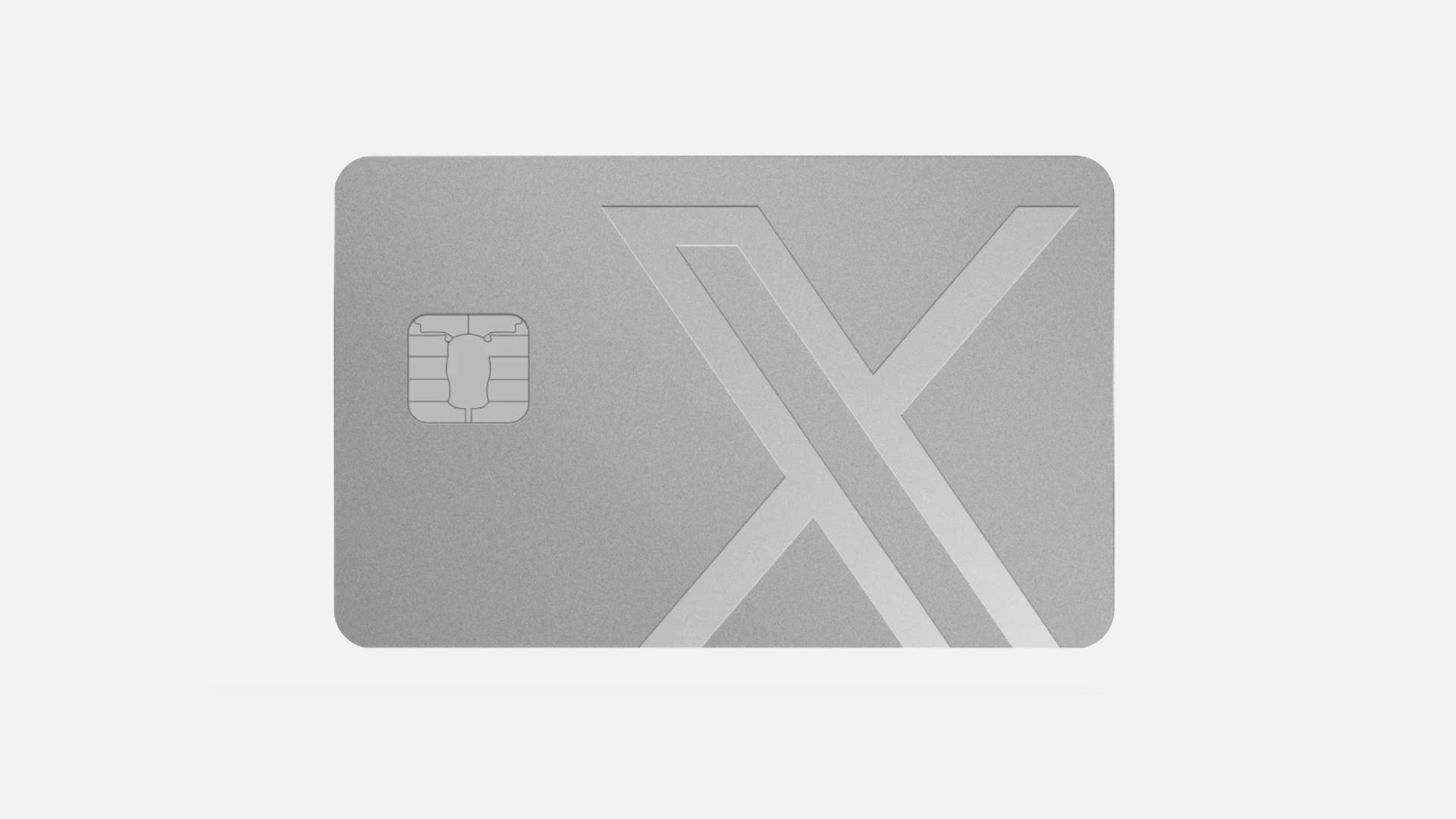 X Money 金属 Visa 卡(图片来源:The Verge / X)